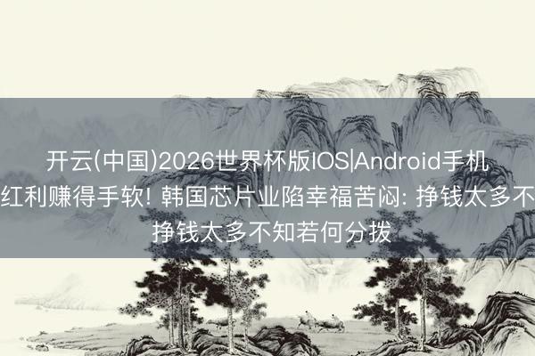 开云(中国)2026世界杯版IOS|Android手机app下载 AI红利赚得手软! 韩国芯片业陷幸福苦闷: 挣钱太多不知若何分拨